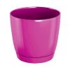Prosperplast Coubi Round Pot (155x142mm) - Fuchsia Gardening Supplies