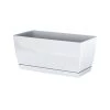 Prosperplast Coubi Rectangular Pot (290x142x136mm) - White Gardening Supplies