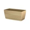 Prosperplast Gardening Supplies Coubi Rectangular Pot (290x142x136mm) - Milk Coffee