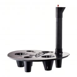 Prosperplast [Made In Poland] Rato Tubus Round Basket Wave Pot (300x270mm) + Self Watering System [Bundle Deal]