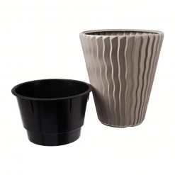 Prosperplast Sandy Vertical Wave Pot (297 X 330mm)