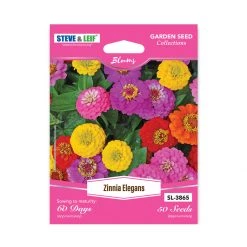 Steve & Leif Zinnia Elegans Seeds Gardening Supplies