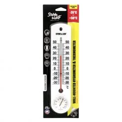 Steve & Leif Home & Lifestyle Indoor/Outdoor Thermometer & Hygrometer
