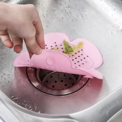 Steve & Leif 2Pcs Flower-Shaped Anti-Clog Silicone Mat (Assorted Colours)