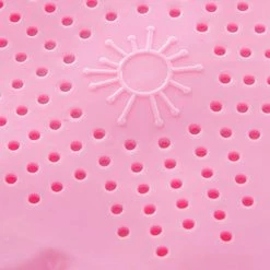 Steve & Leif 2Pcs Flower-Shaped Anti-Clog Silicone Mat (Assorted Colours)