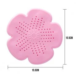 Steve & Leif 2Pcs Flower-Shaped Anti-Clog Silicone Mat (Assorted Colours)