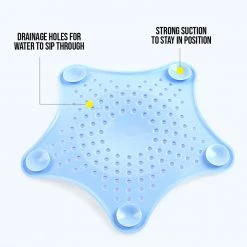 Steve & Leif 3Pcs Star-Shaped Anti-Clog Silicone Mat (Assorted Colours) Home & Lifestyle