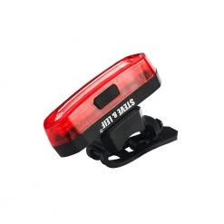 Steve & Leif Red Cosmic Rechargeable LED Bike Rear Lights With Silicon Strap
