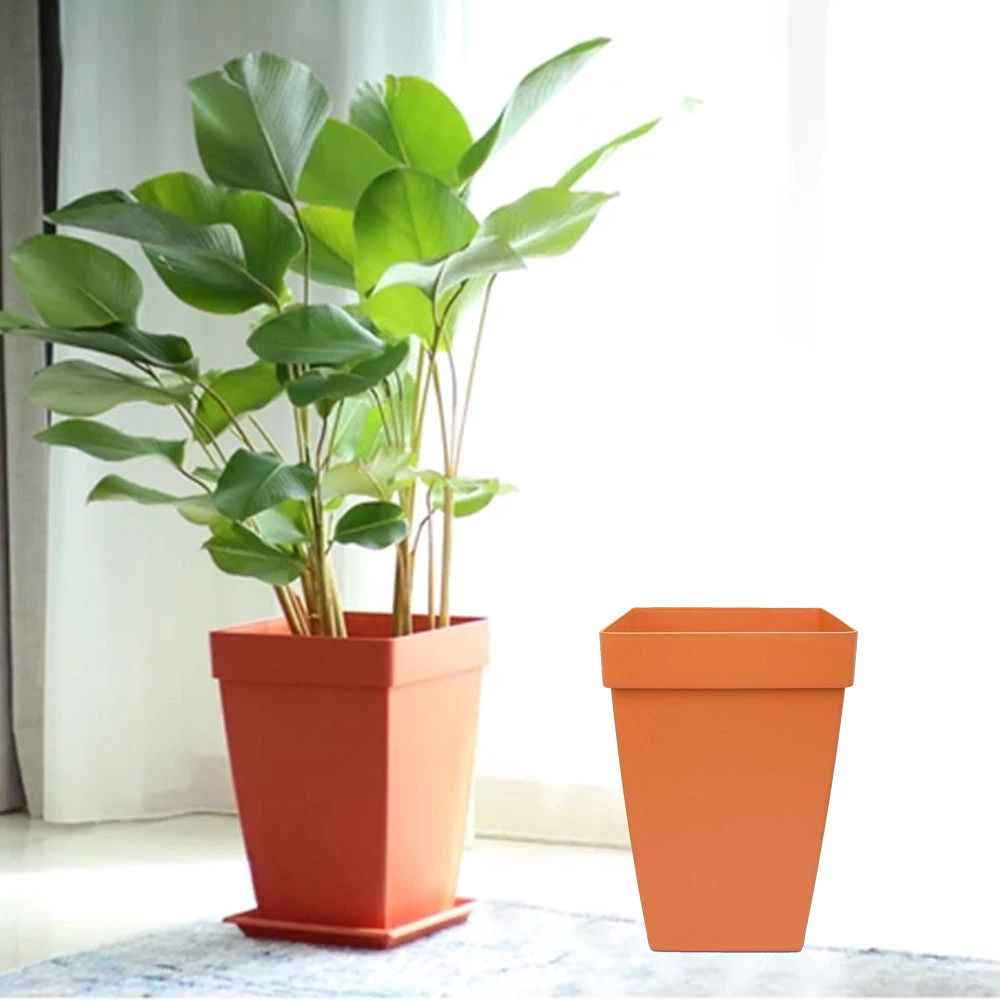 Baba BI-SPH-300 Santorini Square Pot (Cotta) Gardening Supplies 7 Baba BI-SPH-300 Santorini Square Pot (Cotta) Gardening Supplies