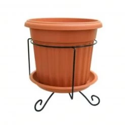 Baba Gardening Supplies Round Pot Iron Stand 300mm (WT-69)