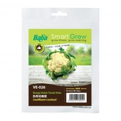 Baba Gardening Supplies Hybrid Cauliflower Lowland Seeds VE026 (0.5 Gm)