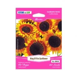 Steve & Leif Ring Of Fire Sunflower Seeds Gardening Supplies