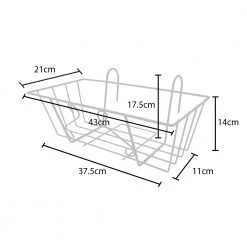Steve & Leif Plant Support Rectangular Iron Hanger (Medium)