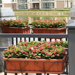 Steve & Leif Plant Support Rectangular Iron Hanger (Large)