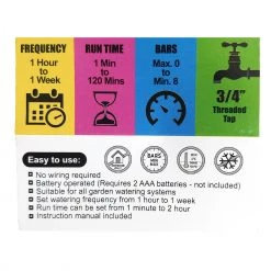 Steve & Leif Automatic Gardening Water Timer Gardening Supplies