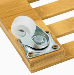 Steve & Leif Square Bamboo Plant Trolley 25cm