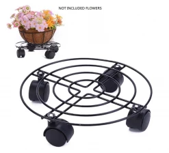 Gardening Supplies Steve & Leif Round Metal Plant Trolley 27cm 23 Gardening Supplies Steve & Leif Round Metal Plant Trolley 27cm