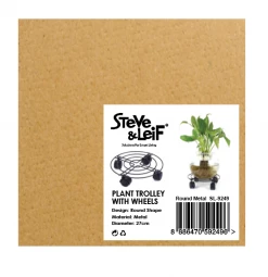 Gardening Supplies Steve & Leif Round Metal Plant Trolley 27cm 32 Gardening Supplies Steve & Leif Round Metal Plant Trolley 27cm