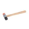 Tactix 2-Way Rubber Mallet / Hammer With Hickory Handle (35mm)