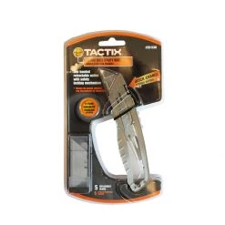 Tactix DIY & Power Tools Clear Retractable Utility Knife