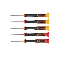 Tactix Precision Screwdriver Set (5Pcs) DIY & Power Tools