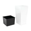 Prosperplast [Made In Poland] Urbi Square Pot (325x325x610mm) White + Self Watering System [Bundle Deal]