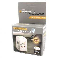 SUM Universal Travel Adaptor W 2 USB Port Home & Lifestyle