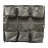 Steve & Leif 6 Pockets Wall Hanging Fabric Planter Grey Gardening Supplies