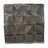 Steve & Leif Gardening Supplies 16 Pockets Wall Hanging Fabric Planter Grey