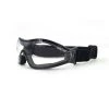 Steve & Leif Home & Lifestyle Wide Lens Full Cover Encapsulated Foam Seal Black Safety Glasses With Adjustable Strap