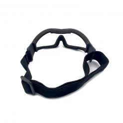 Steve & Leif Home & Lifestyle Wide Lens Full Cover Encapsulated Foam Seal Black Safety Glasses With Adjustable Strap