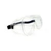Steve & Leif Wide Lens Full Cover Clear Soft Frame Safety Glasses With Adjustable Strap & 4 Ventilation Holes