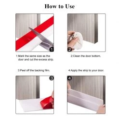 Steve & Leif Door Bottom Flipper 1000mm - Door Seals Home & Lifestyle