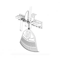 Prosperplast Garden Multi Holder (Grey) Gardening Supplies