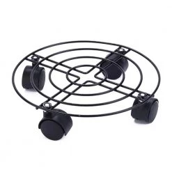 Gardening Supplies Steve & Leif Round Metal Plant Trolley 27cm