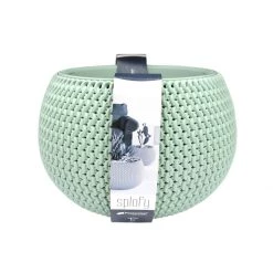 Prosperplast Splofy Bowl Basket Wave Pot (290x190mm) Gardening Supplies 13 Prosperplast Splofy Bowl Basket Wave Pot (290x190mm) Gardening Supplies