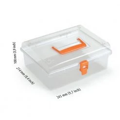 Prosperplast Home & Lifestyle NUF Low Transparent Assortment Box