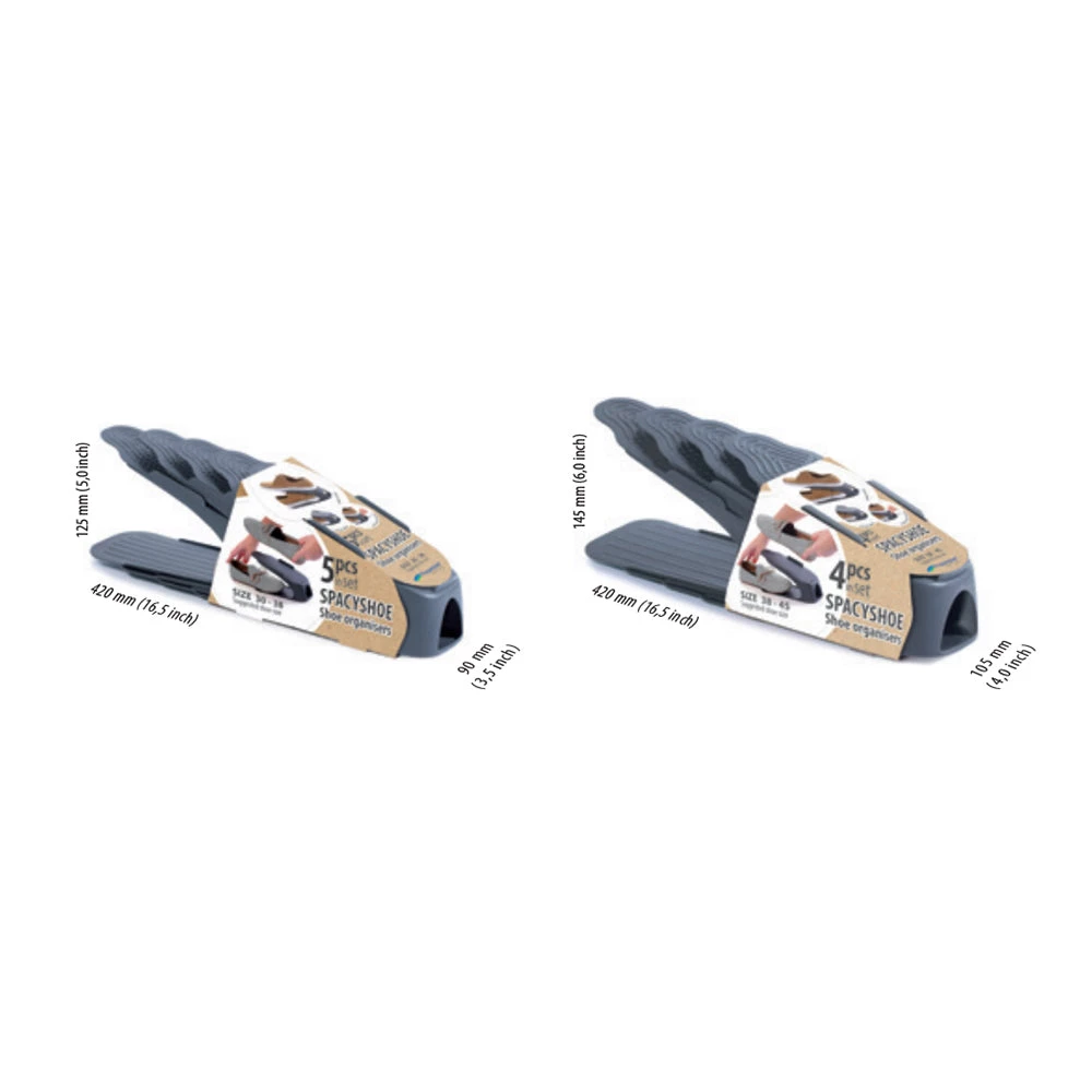 Prosperplast Spacyshoe Organizer (Grey) Home & Lifestyle 6 Prosperplast Spacyshoe Organizer (Grey) Home & Lifestyle