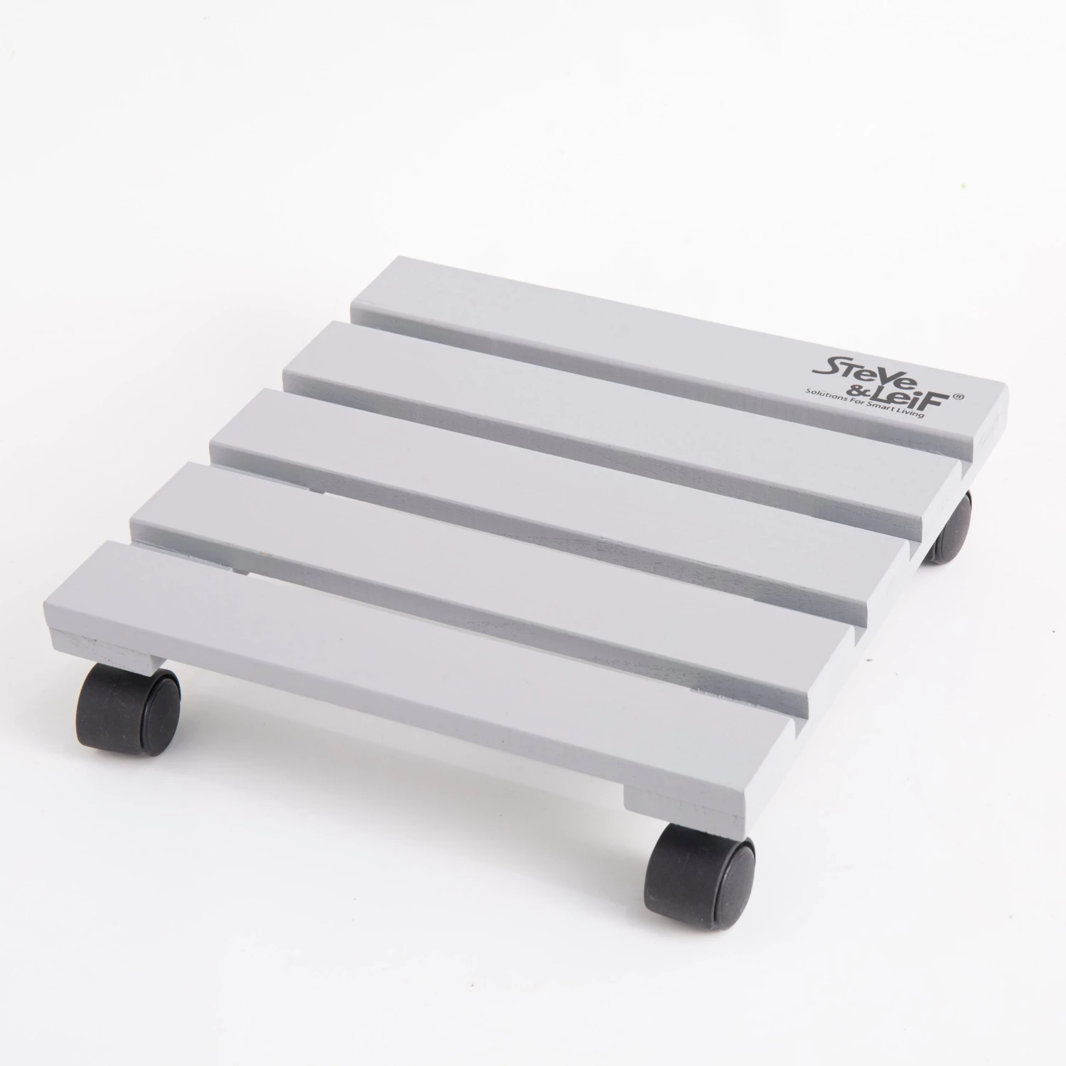 Steve & Leif Pine Wood Square Plant Trolley (270 X 270 X 65MM) 9 Steve & Leif Pine Wood Square Plant Trolley (270 X 270 X 65MM)