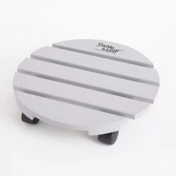 Steve & Leif Pine Wood Round Plant Trolley (290 X 65MM) Gardening Supplies 7 Steve & Leif Pine Wood Round Plant Trolley (290 X 65MM) Gardening Supplies